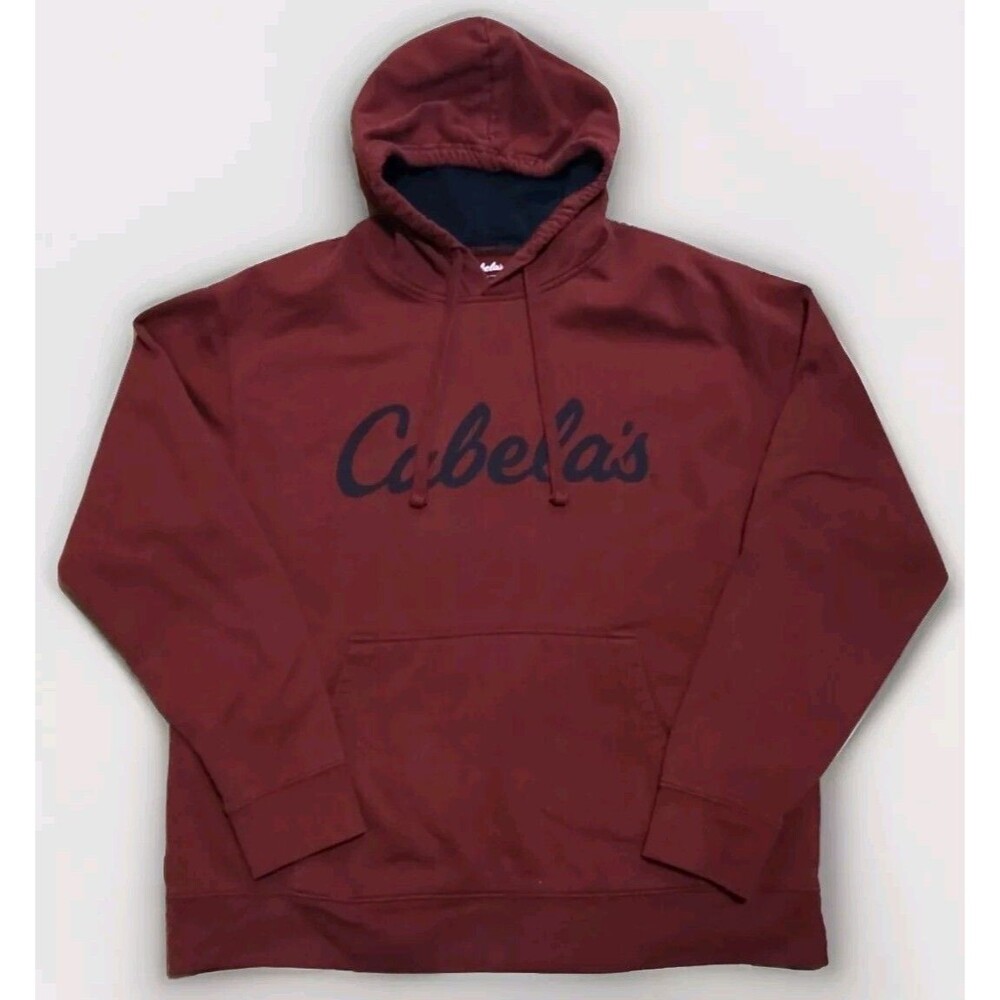 Cabelas Hoodie Adult Size Large Pullover Hooded Sweatshirt Men